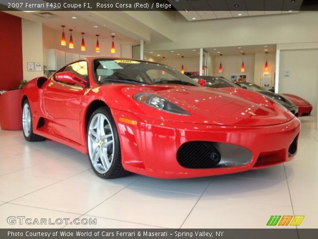 2007 Ferrari F430 Coupe F1 in Rosso Corsa (Red)
