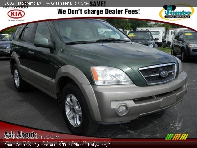 2003 Kia Sorento EX in Ivy Green Metallic