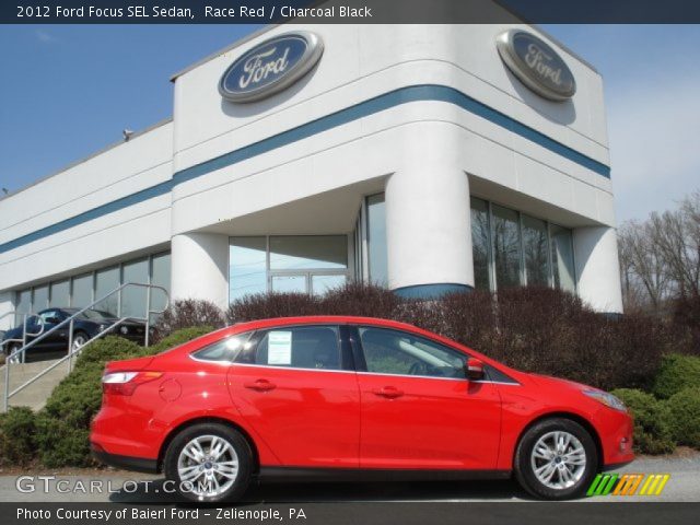 2012 Ford Focus SEL Sedan in Race Red