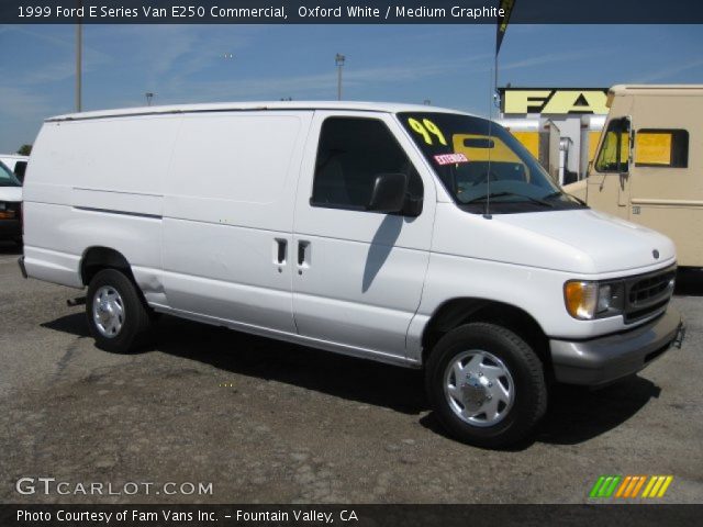 1999 Ford E Series Van E250 Commercial in Oxford White