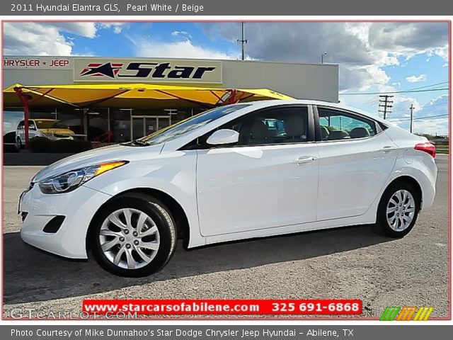 2011 Hyundai Elantra GLS in Pearl White