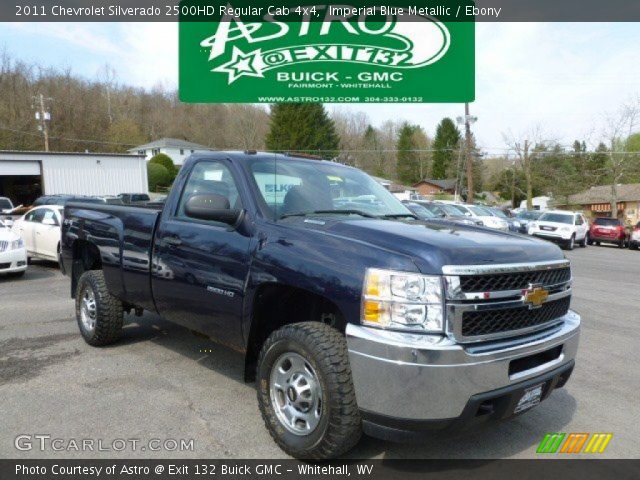2011 Chevrolet Silverado 2500HD Regular Cab 4x4 in Imperial Blue Metallic