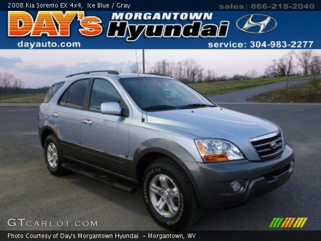 2008 Kia Sorento EX 4x4 in Ice Blue