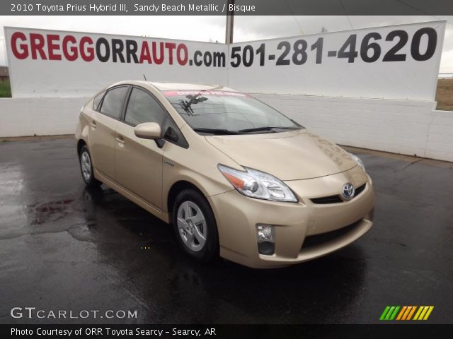 2010 Toyota Prius Hybrid III in Sandy Beach Metallic