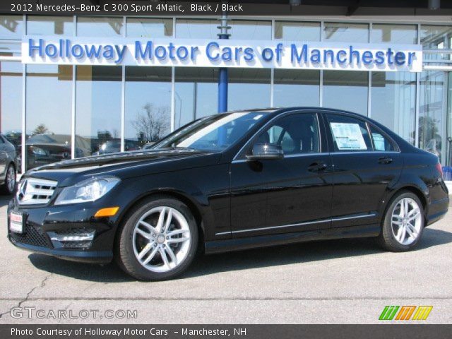 2012 Mercedes-Benz C 300 Sport 4Matic in Black