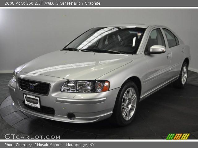 2008 Volvo S60 2.5T AWD in Silver Metallic