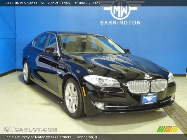 2011 BMW 5 Series 550i xDrive Sedan in Jet Black