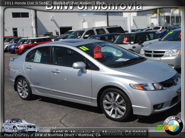 2011 Honda Civic Si Sedan in Alabaster Silver Metallic