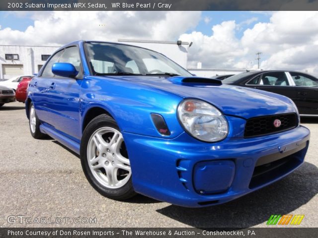 2002 Subaru Impreza WRX Sedan in WR Blue Pearl