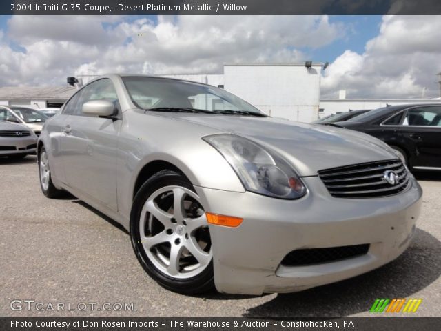2004 Infiniti G 35 Coupe in Desert Platinum Metallic
