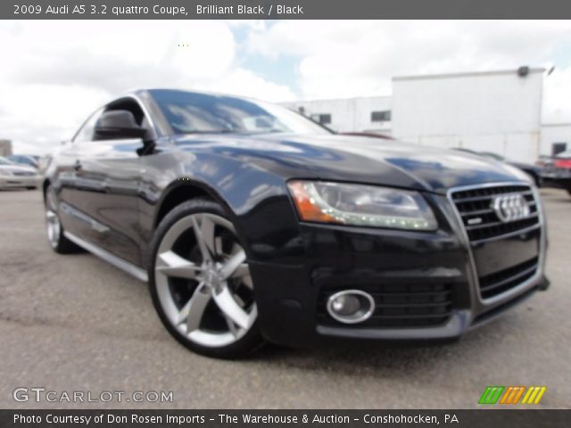 2009 Audi A5 3.2 quattro Coupe in Brilliant Black