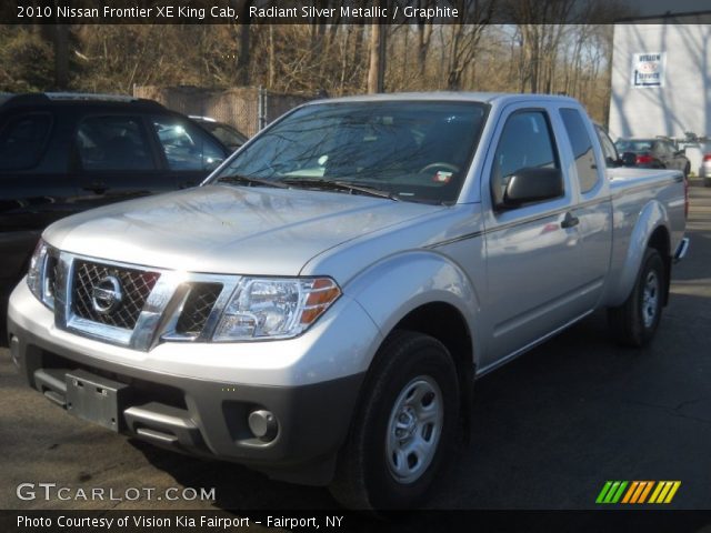 2010 Nissan Frontier XE King Cab in Radiant Silver Metallic