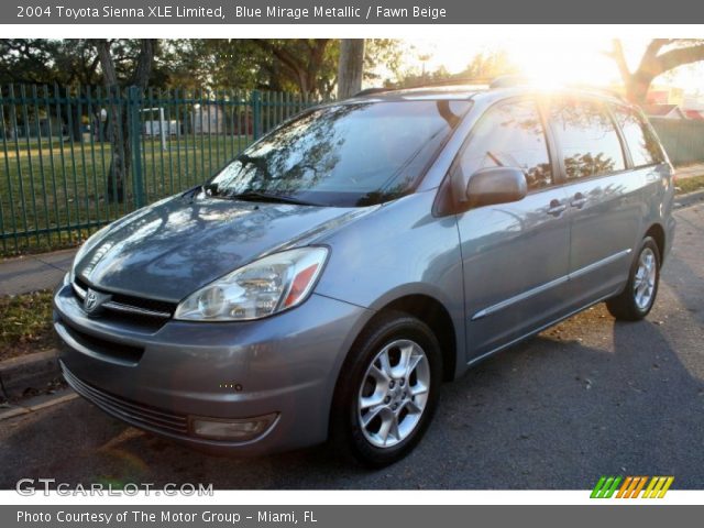 2004 Toyota Sienna XLE Limited in Blue Mirage Metallic