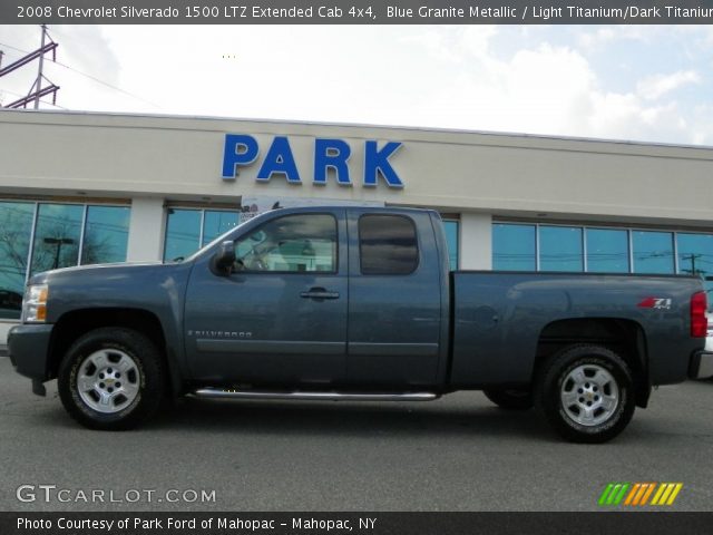 2008 Chevrolet Silverado 1500 LTZ Extended Cab 4x4 in Blue Granite Metallic