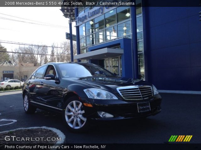 2008 Mercedes-Benz S 550 4Matic Sedan in Black