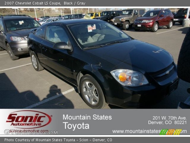 2007 Chevrolet Cobalt LS Coupe in Black