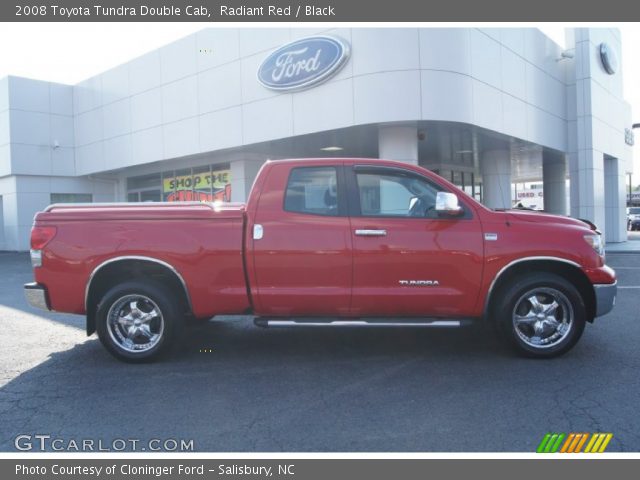 2008 Toyota Tundra Double Cab in Radiant Red