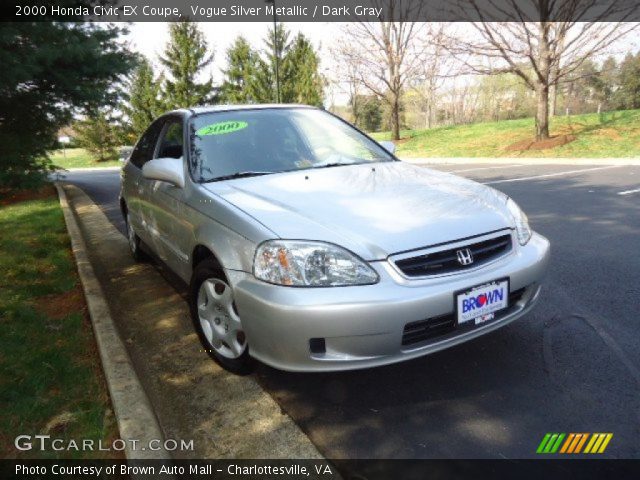 2000 Honda Civic EX Coupe in Vogue Silver Metallic
