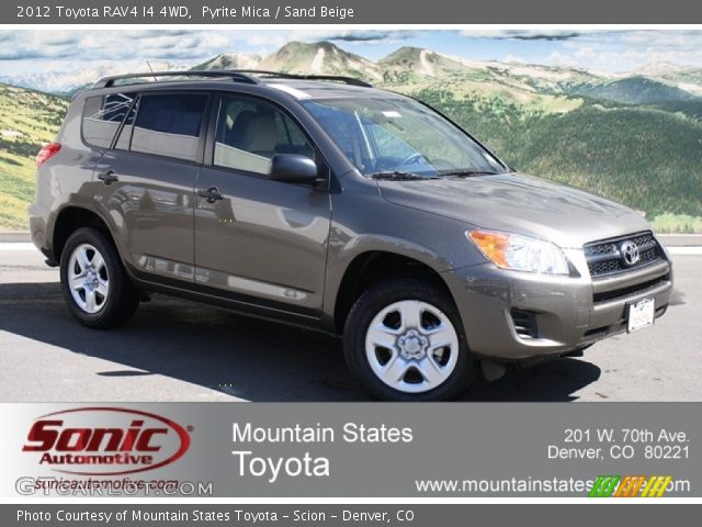 2012 Toyota RAV4 I4 4WD in Pyrite Mica