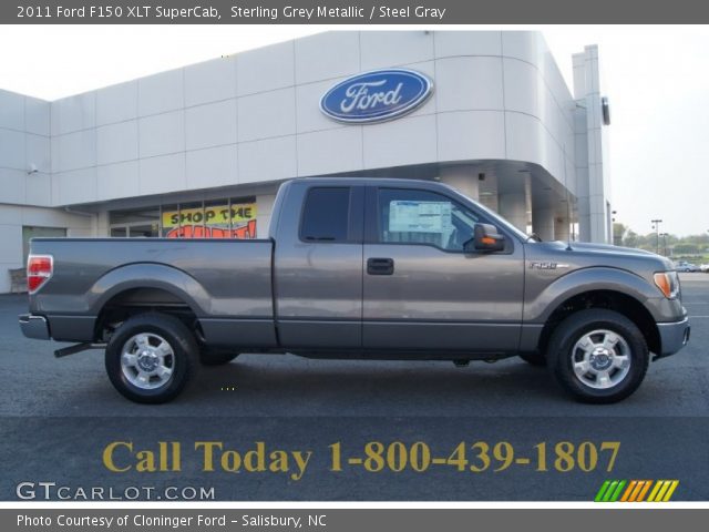 2011 Ford F150 XLT SuperCab in Sterling Grey Metallic