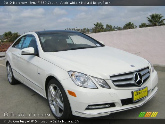 2012 Mercedes-Benz E 350 Coupe in Arctic White