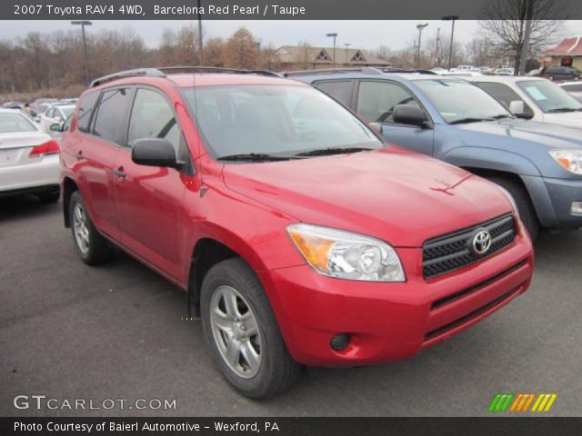 2007 Toyota RAV4 4WD in Barcelona Red Pearl