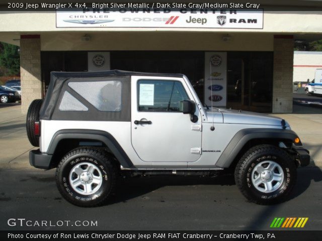 2009 Jeep Wrangler X 4x4 in Bright Silver Metallic