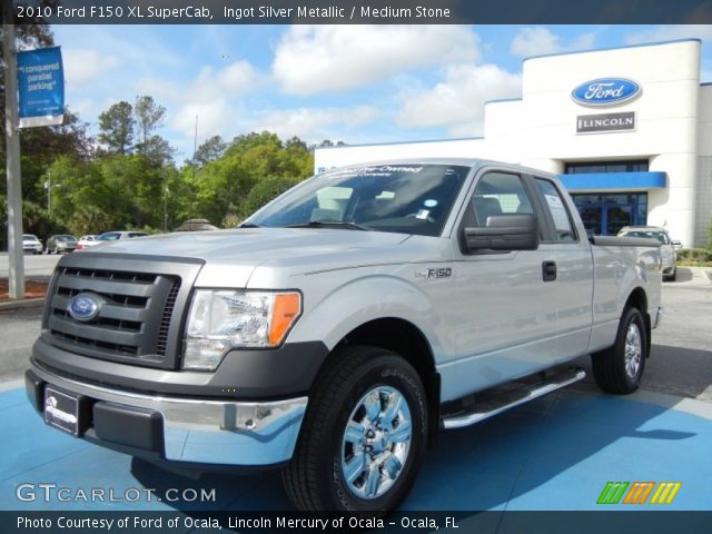 2010 Ford F150 XL SuperCab in Ingot Silver Metallic