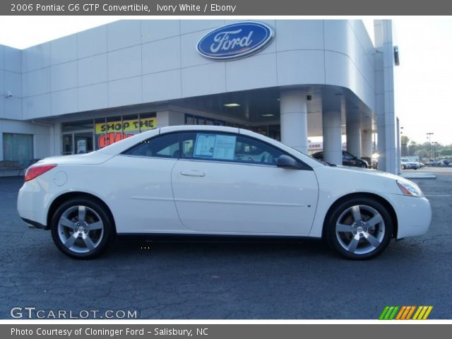 2006 Pontiac G6 GTP Convertible in Ivory White