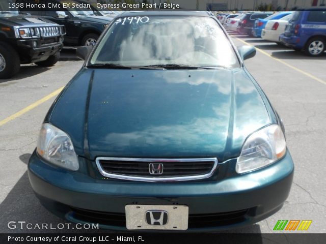 1998 Honda Civic EX Sedan in Cypress Green Pearl