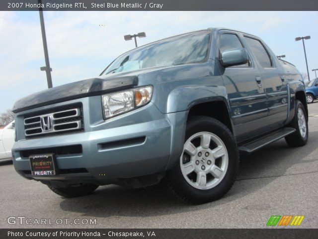 2007 Honda Ridgeline RTL in Steel Blue Metallic