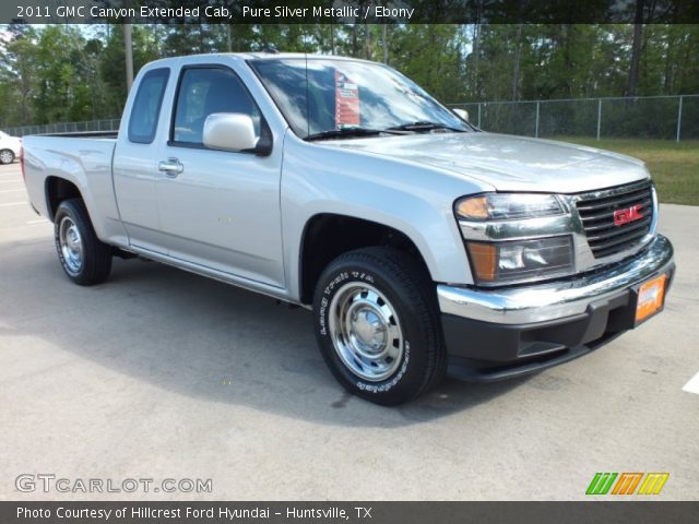 2011 GMC Canyon Extended Cab in Pure Silver Metallic