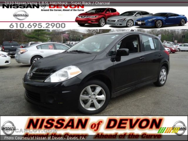 2010 Nissan Versa 1.8 SL Hatchback in Super Black