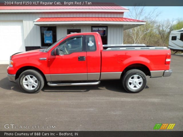 2004 Ford F150 XLT Regular Cab in Bright Red