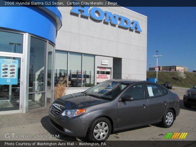 2008 Hyundai Elantra GLS Sedan in Carbon Gray Metallic