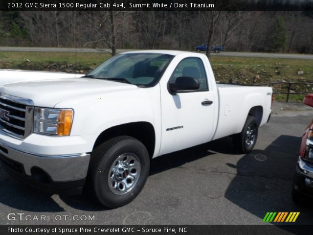 2012 GMC Sierra 1500 Regular Cab 4x4 in Summit White