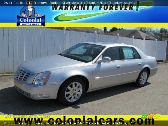 2011 Cadillac DTS Premium in Radiant Silver Metallic