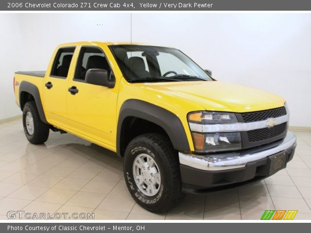 2006 Chevrolet Colorado Z71 Crew Cab 4x4 in Yellow