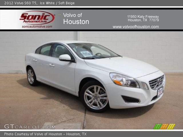 2012 Volvo S60 T5 in Ice White