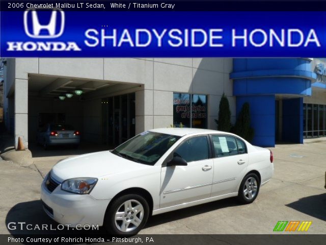 2006 Chevrolet Malibu LT Sedan in White