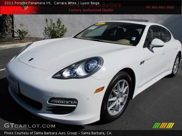 2011 Porsche Panamera V6 in Carrara White