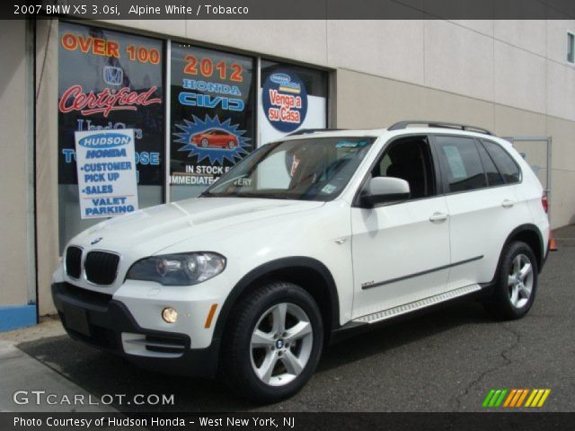 2007 BMW X5 3.0si in Alpine White