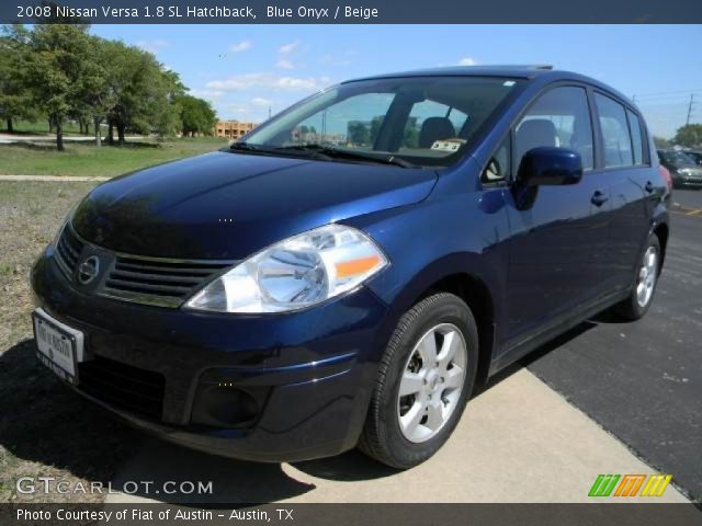 2008 Nissan Versa 1.8 SL Hatchback in Blue Onyx