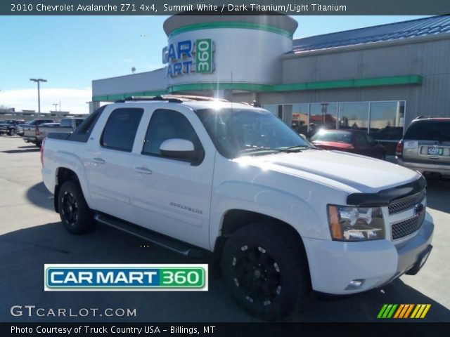 2010 Chevrolet Avalanche Z71 4x4 in Summit White