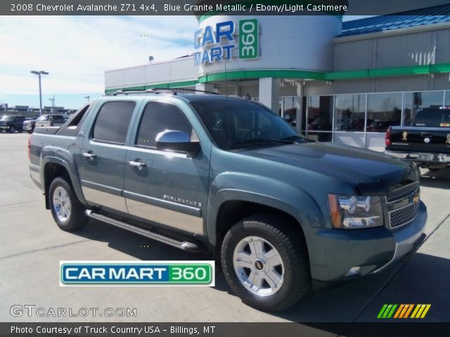 2008 Chevrolet Avalanche Z71 4x4 in Blue Granite Metallic