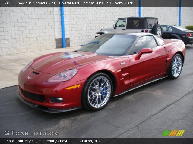 2011 Chevrolet Corvette ZR1 in Crystal Red Tintcoat Metallic
