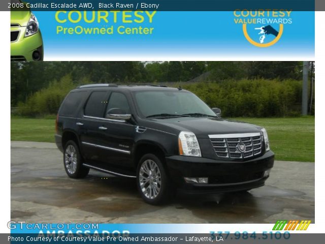2008 Cadillac Escalade AWD in Black Raven