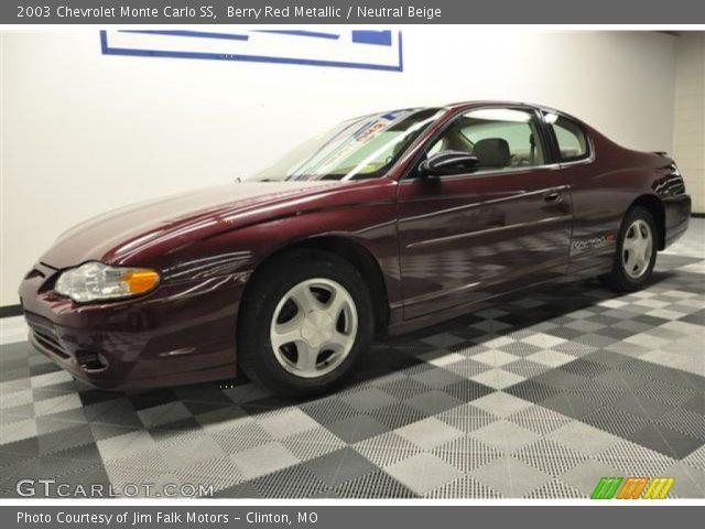 2003 Chevrolet Monte Carlo SS in Berry Red Metallic