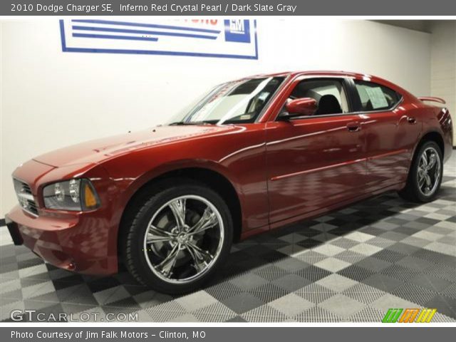 2010 Dodge Charger SE in Inferno Red Crystal Pearl