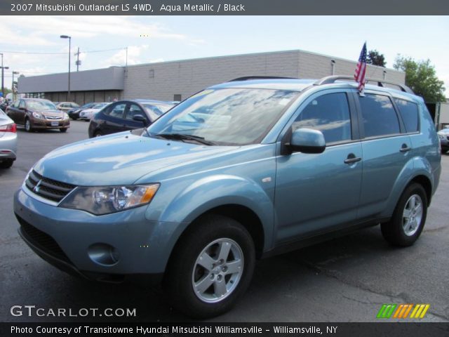 2007 Mitsubishi Outlander LS 4WD in Aqua Metallic